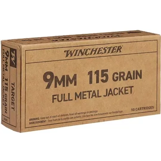 AR-9 | Winchester 9mm Ammunition | 115 Grain | Box of 50