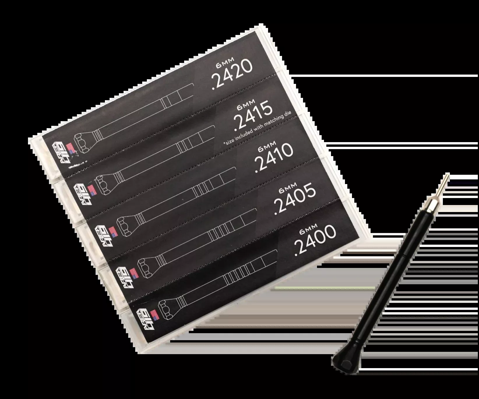 Area 419 Firearms 6mm Mandrel Sizing Kit 4-Mandrel Set 17-4PH Stainless