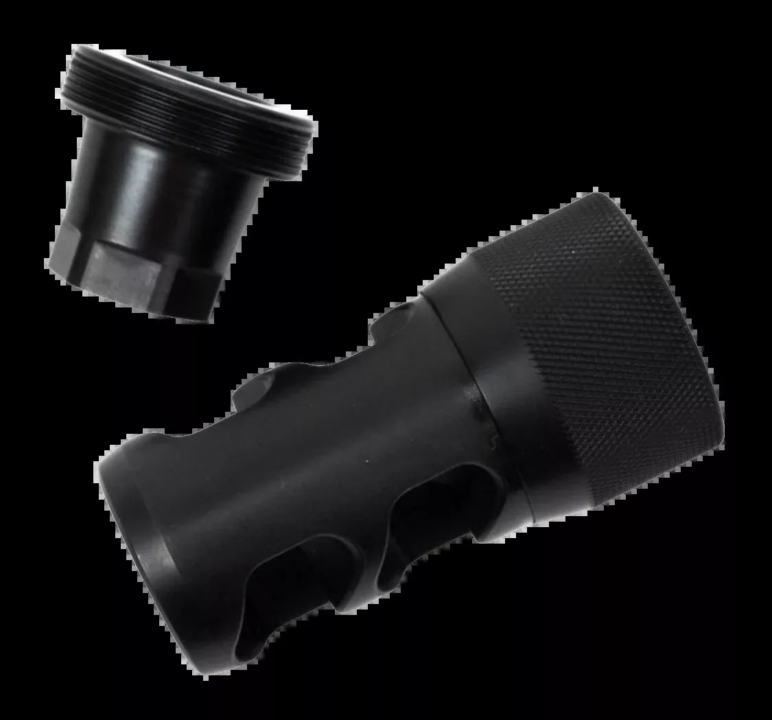 Area 419 Hellfire 2P Self Timing Muzzle Brake 223 Rem/6mm 1/2x28