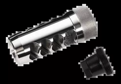 AREA 419 Hellfire Match Self-Timing Muzzle Brake 30 Cal 5/8x24 Stainless