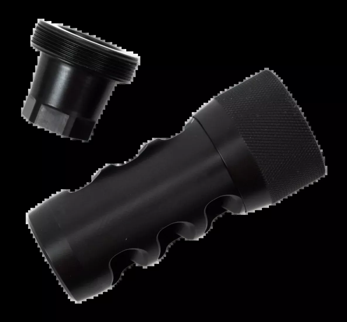 Area 419 Hellfire Self-Timing Muzzle Brake 223/6mm 1/2-28 - Black Nitride
