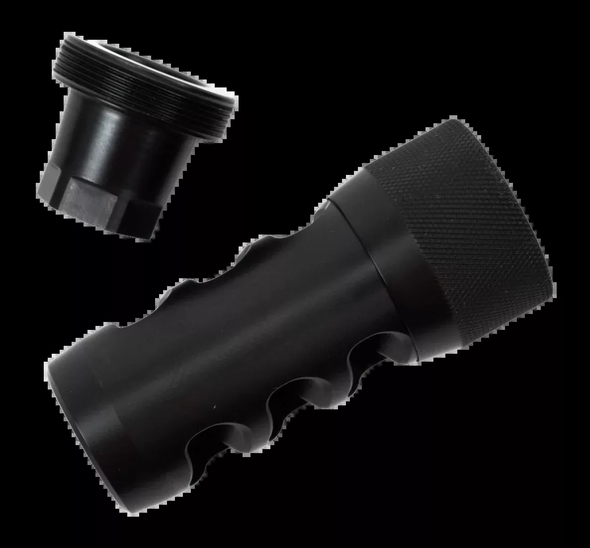 Area 419 Hellfire Self-Timing Muzzle Brake .30 Cal 5/8x24 Black Nitride