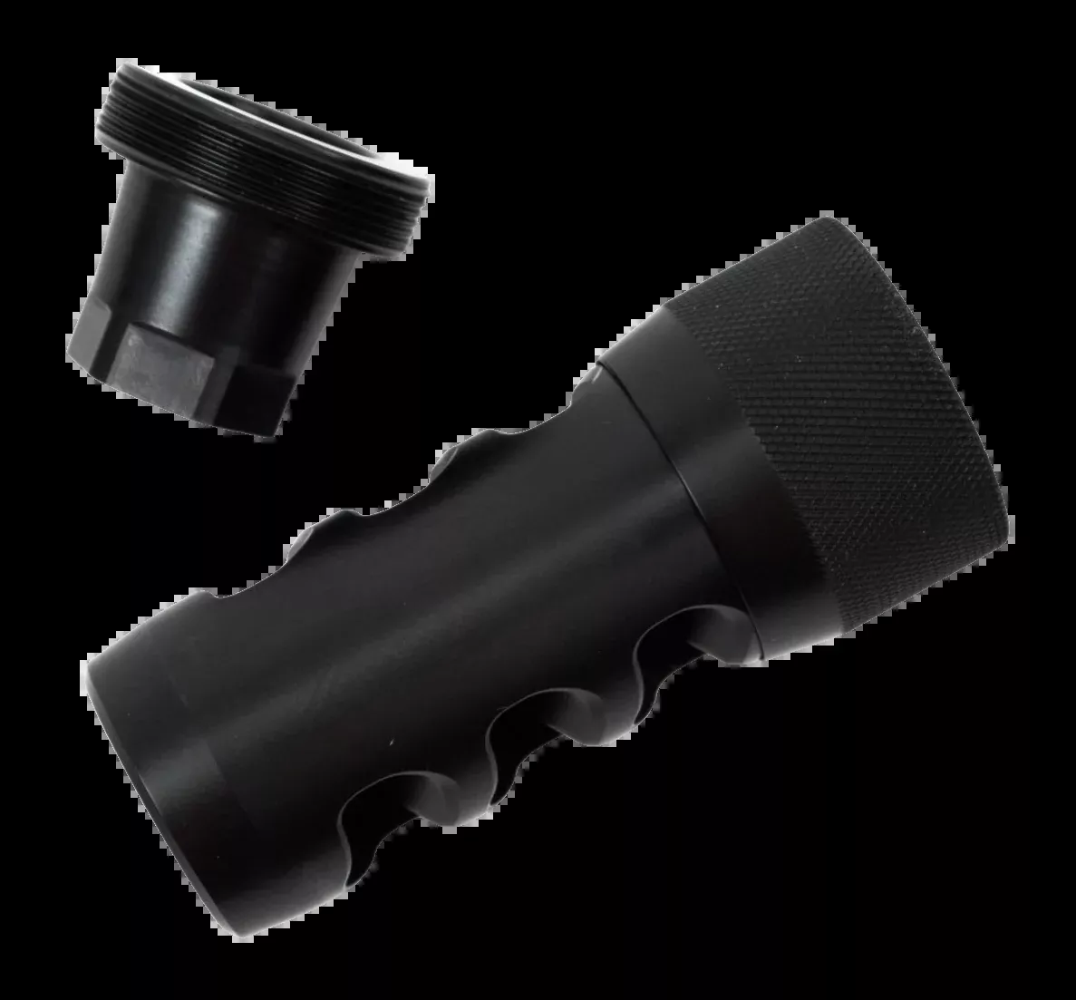 Area 419 Hellfire Self-Timing Muzzle Brake .338 Cal 5/8x24 Black Nitride