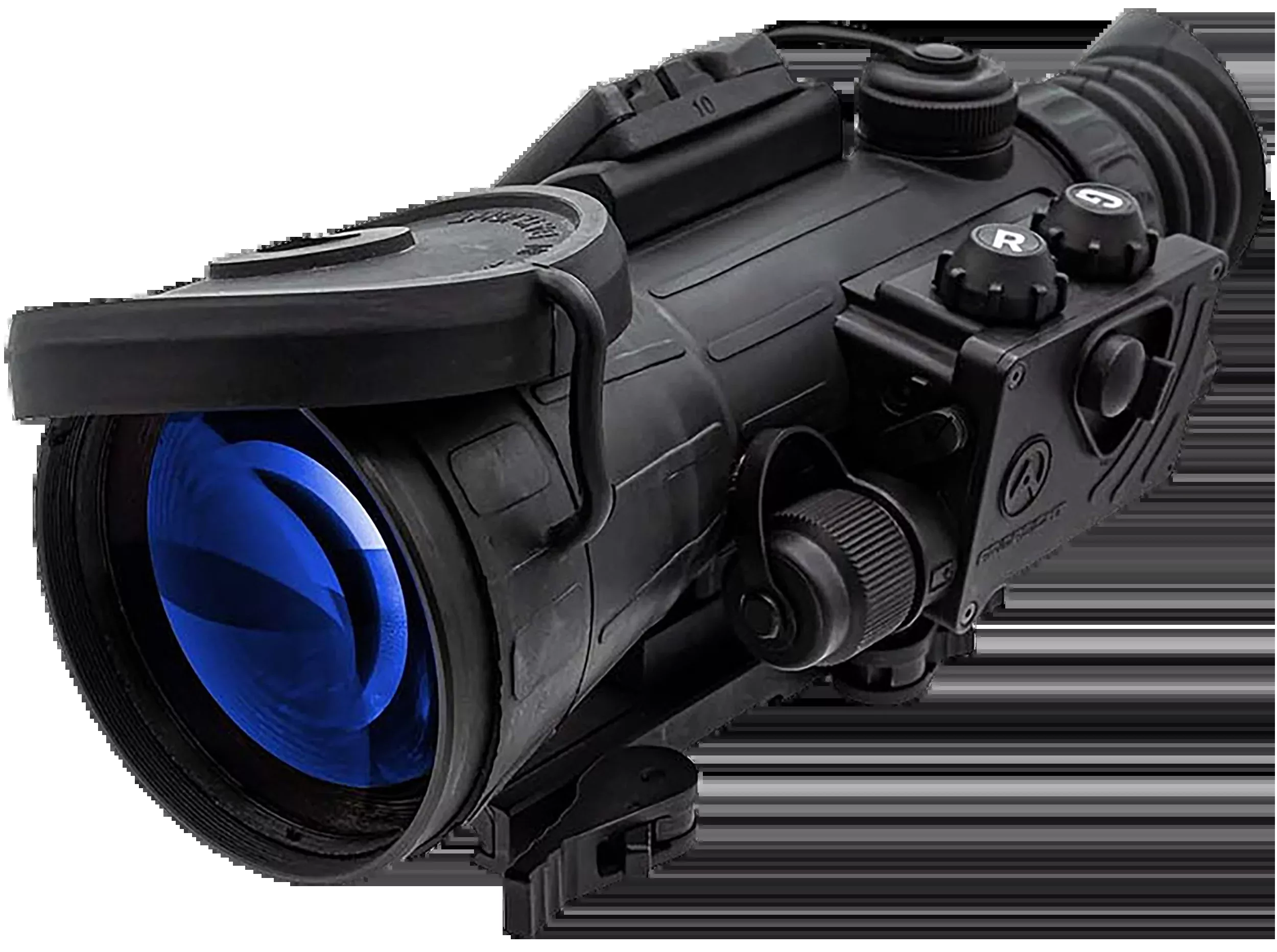 Armasight Vulcan 4.5x108mm Gen 3 Night Vision Riflescope Black w/Red on Green / White Circle Dot Reticle