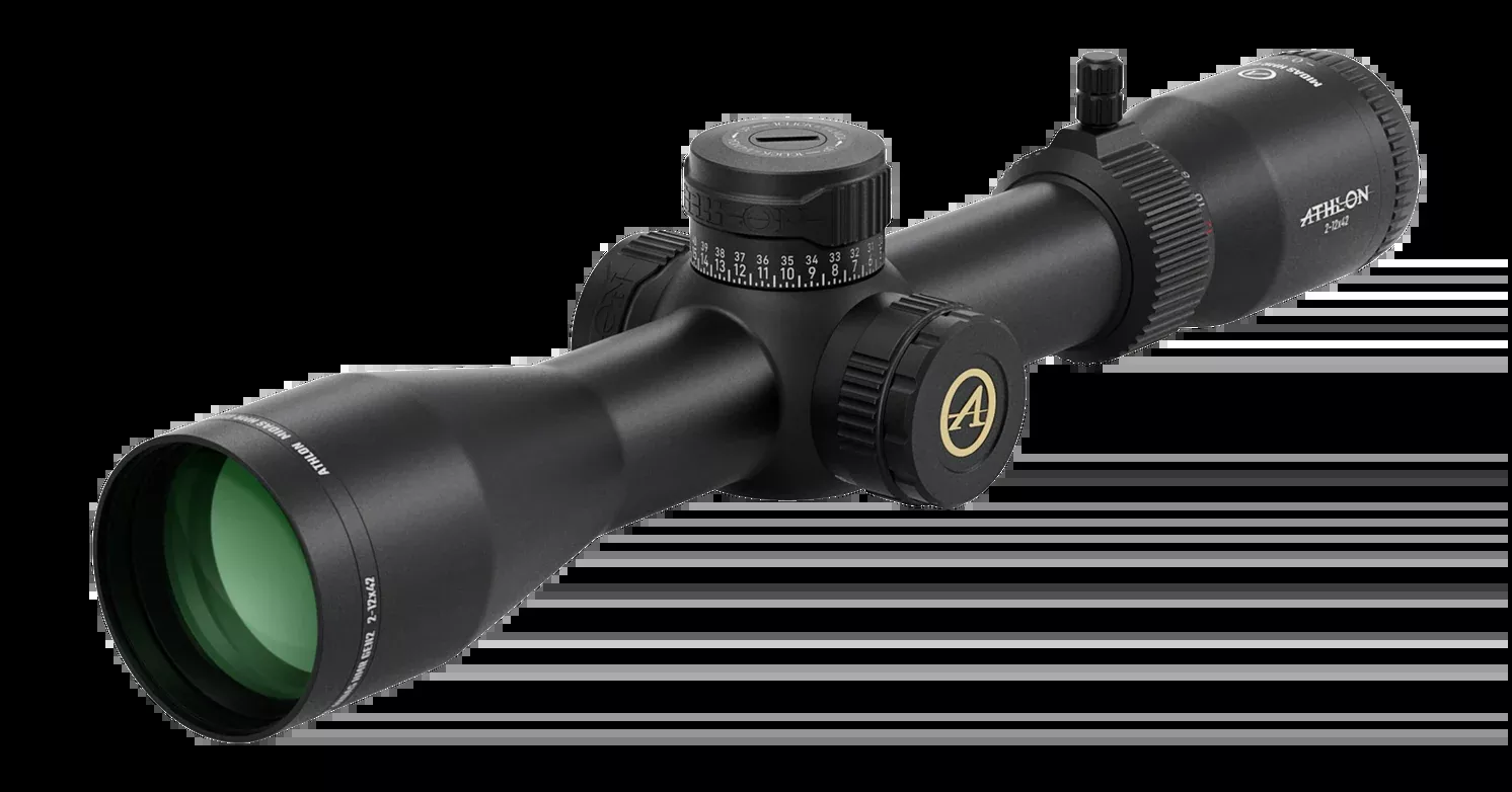 Athlon Midas HMR GEN2 2-12x42mm 30mm Tube SFP IR AHMC1 MOA Riflescope
