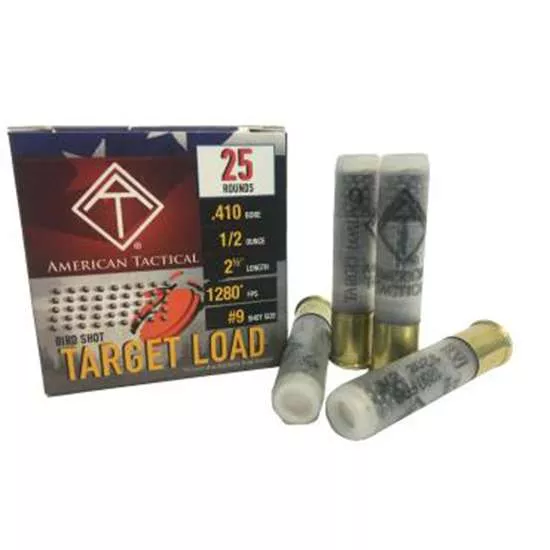 ATI Ammunition Target Load 410 Bore 2.5" 1/2 oz #9 Shot 1280 fps 250 Rd Case