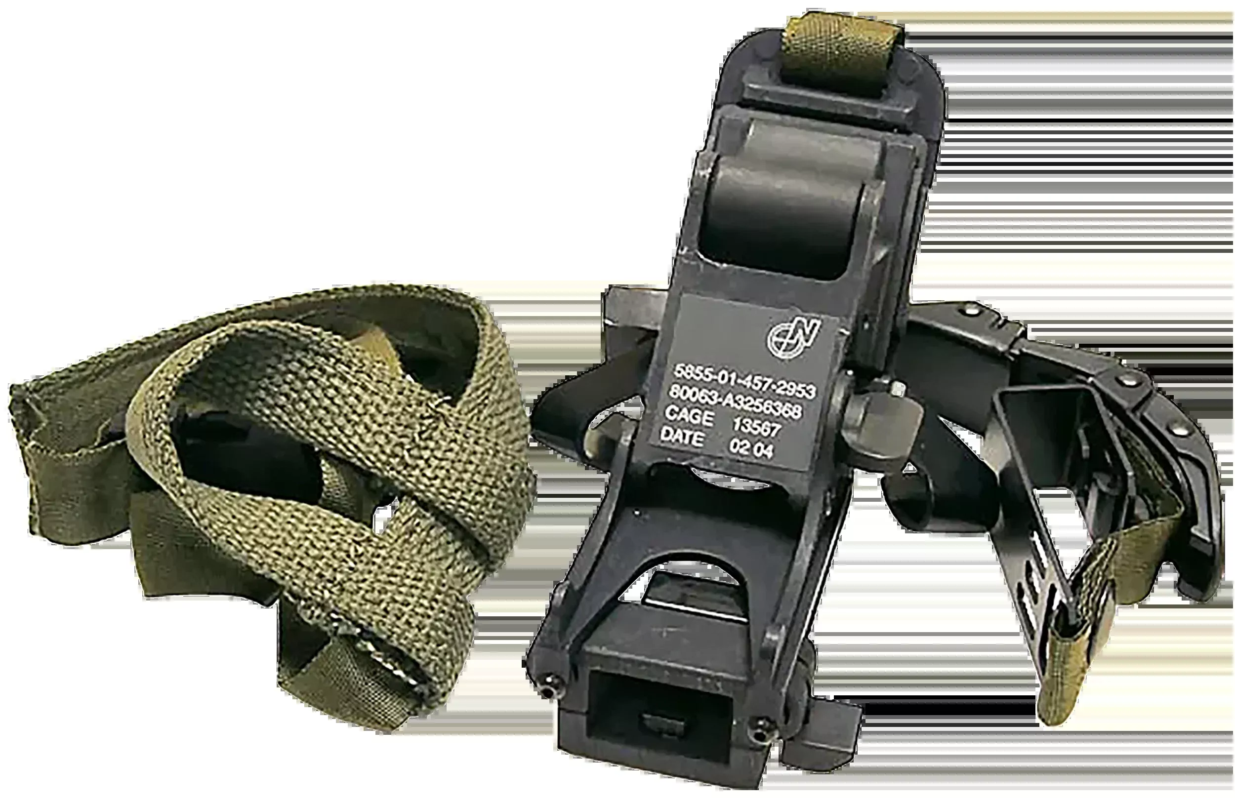 ATN PASGT Helmet Mount Assembly Black - Compatible w/ 6015/PVS14