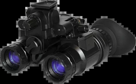 ATN PS31-HPT Dual-Tube Night Vision Goggles 1x18mm Gen 2+ White Phosphor Matte Black