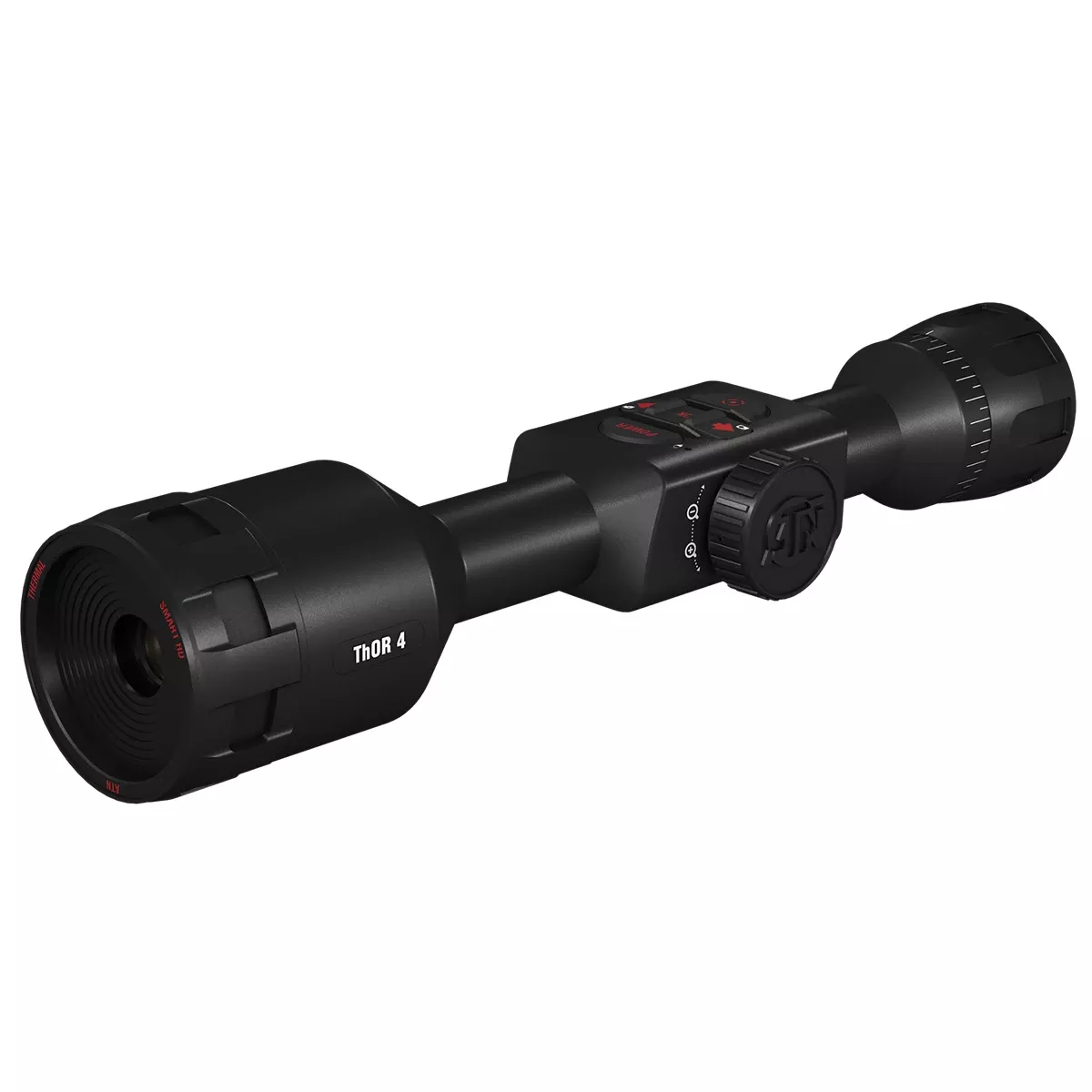 ATN Thor 4 384 Thermal Rifle Scope Black 384x288, 60Hz Resolution - TIWST4382A
