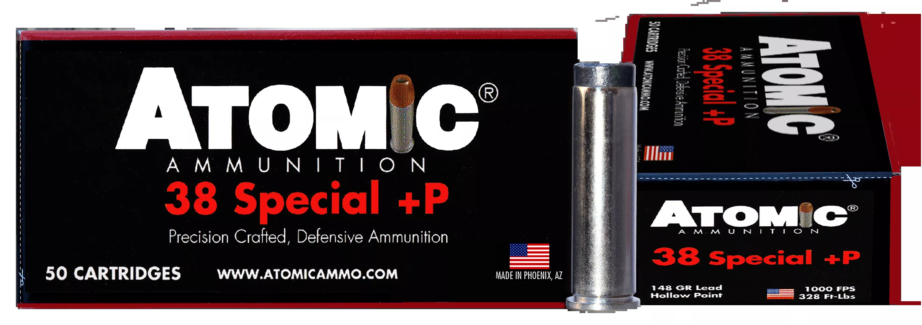 Atomic Precision Craft 38 Special +P 148gr Lead Hollow Point 50 Rd - Box or Case