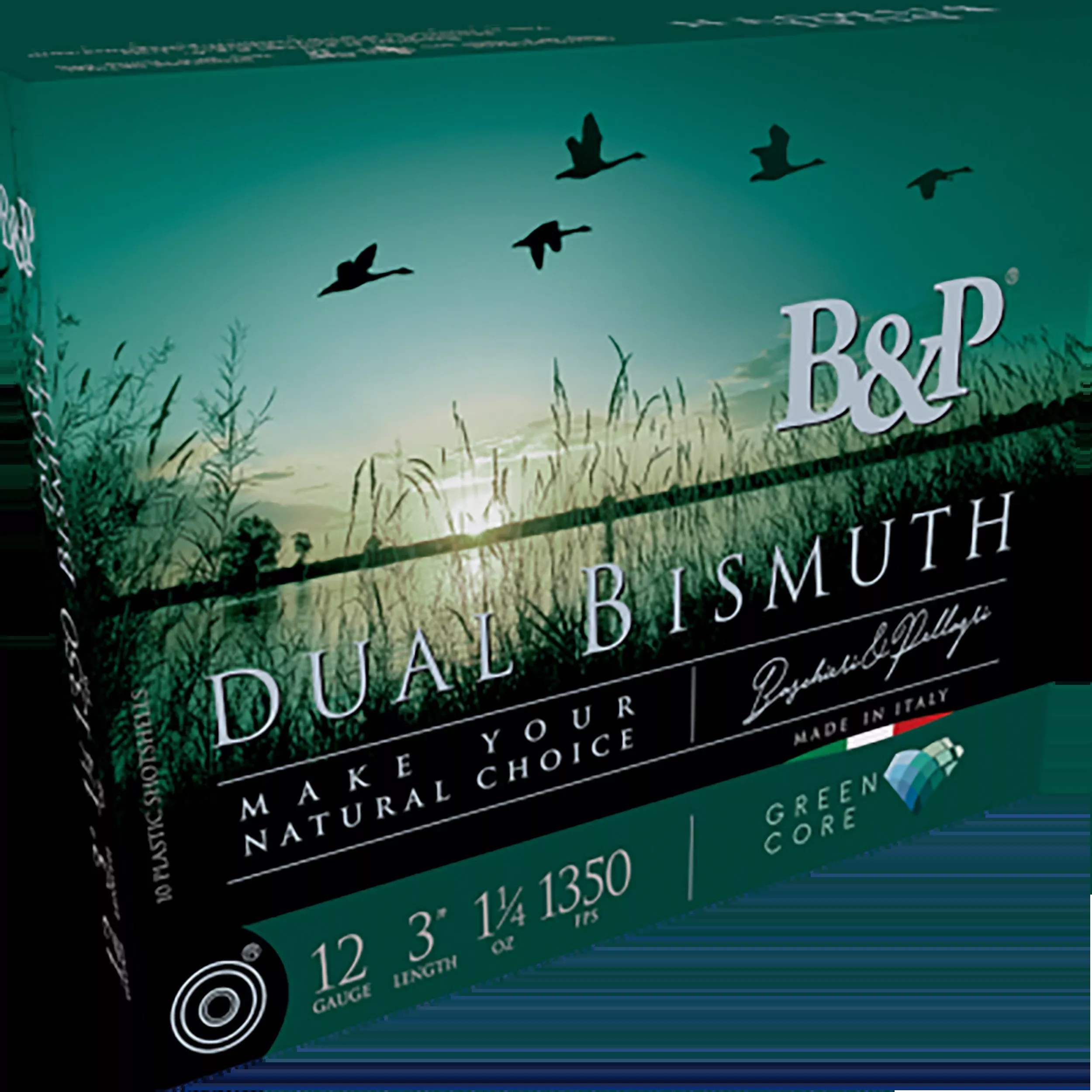 B&P Ammunition Dual Bismuth 12 Gauge 3" 1 1/4 oz #3/#4 Bismuth Shot - Box or Case