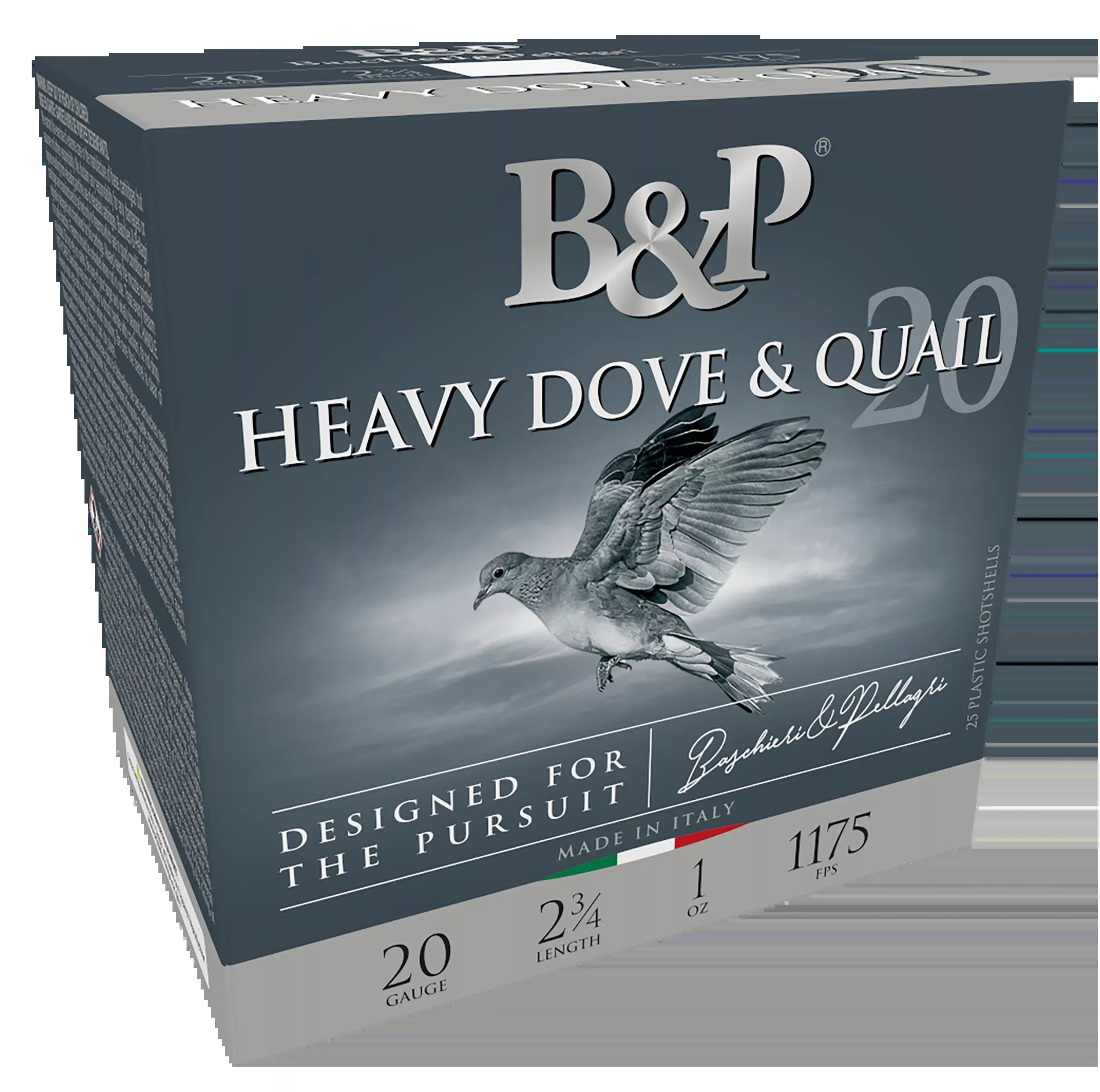 B&P Ammunition Heavy Dove & Quail 20 Gauge 2.75" 1 oz #8 Shot - Box or Case