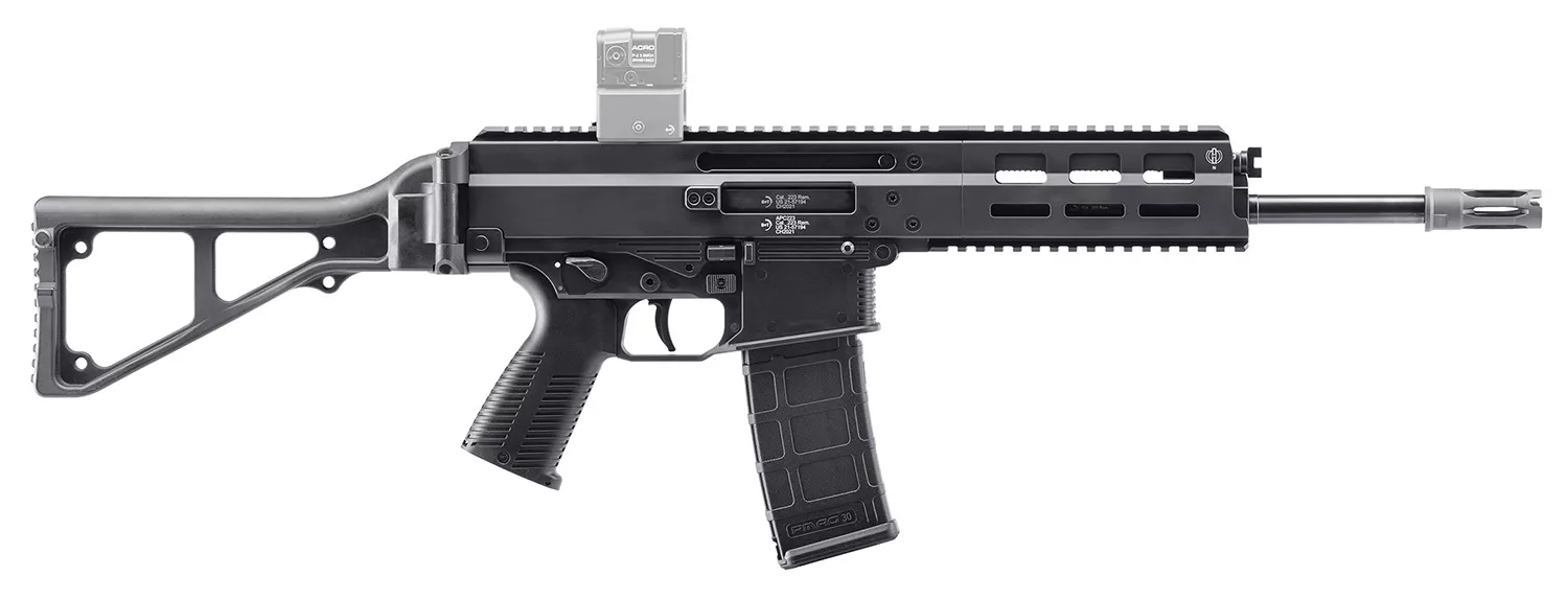 B&T Firearms 361659 APC Pro 5.56x45mm NATO 30+1 16.50″ Black Threaded Barrel, Black Picatinny Rail Aluminum Receiver, M-LOK Handguard, No Stock, Black Polymer Grip, Ambidextrous