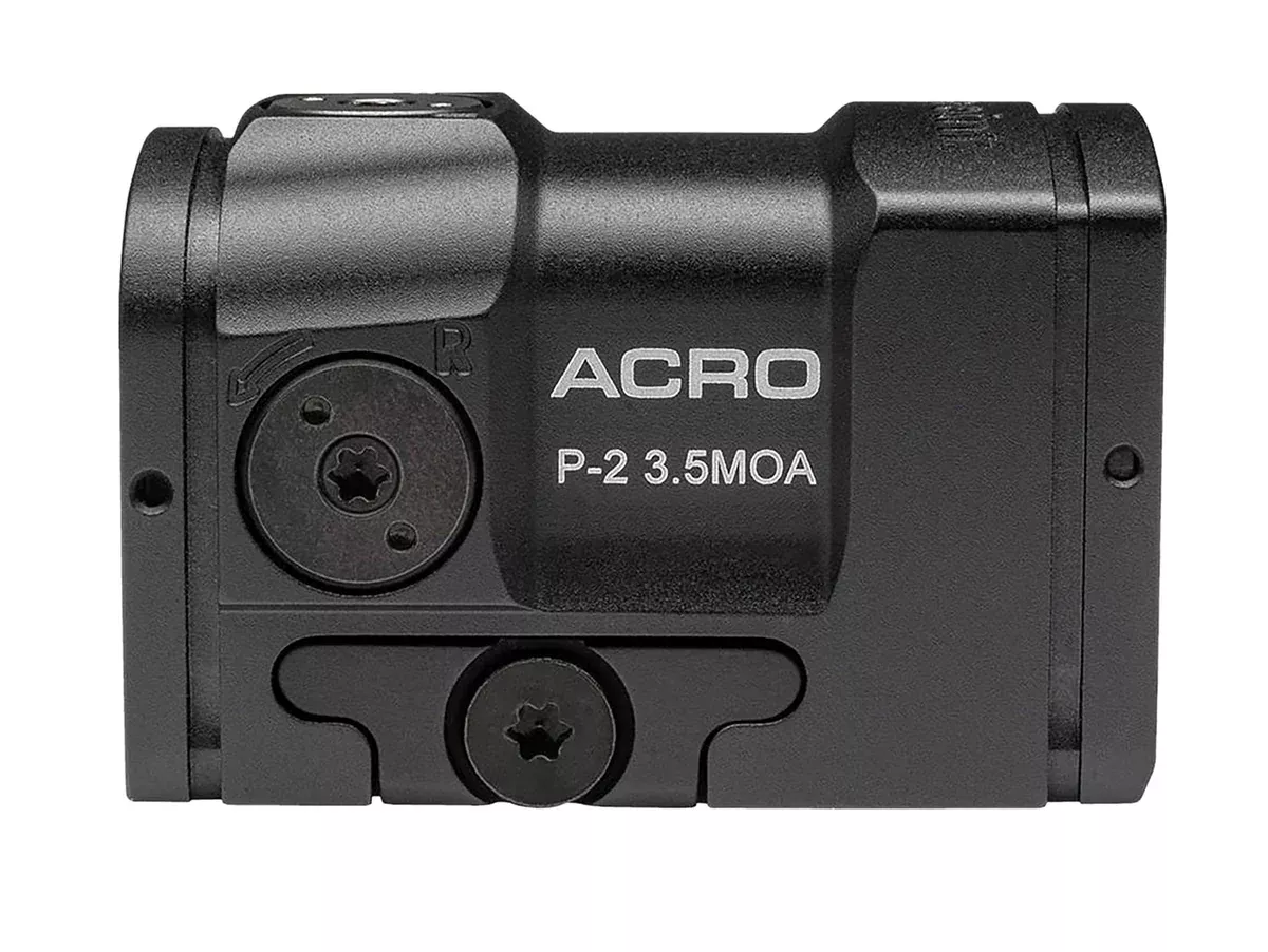 B&T Firearms AP200777RALM Aimpoint ACRO P-2Black Anodized 1 x 0.59" x 0.59" 3.5 MOA Red Dot Reticle