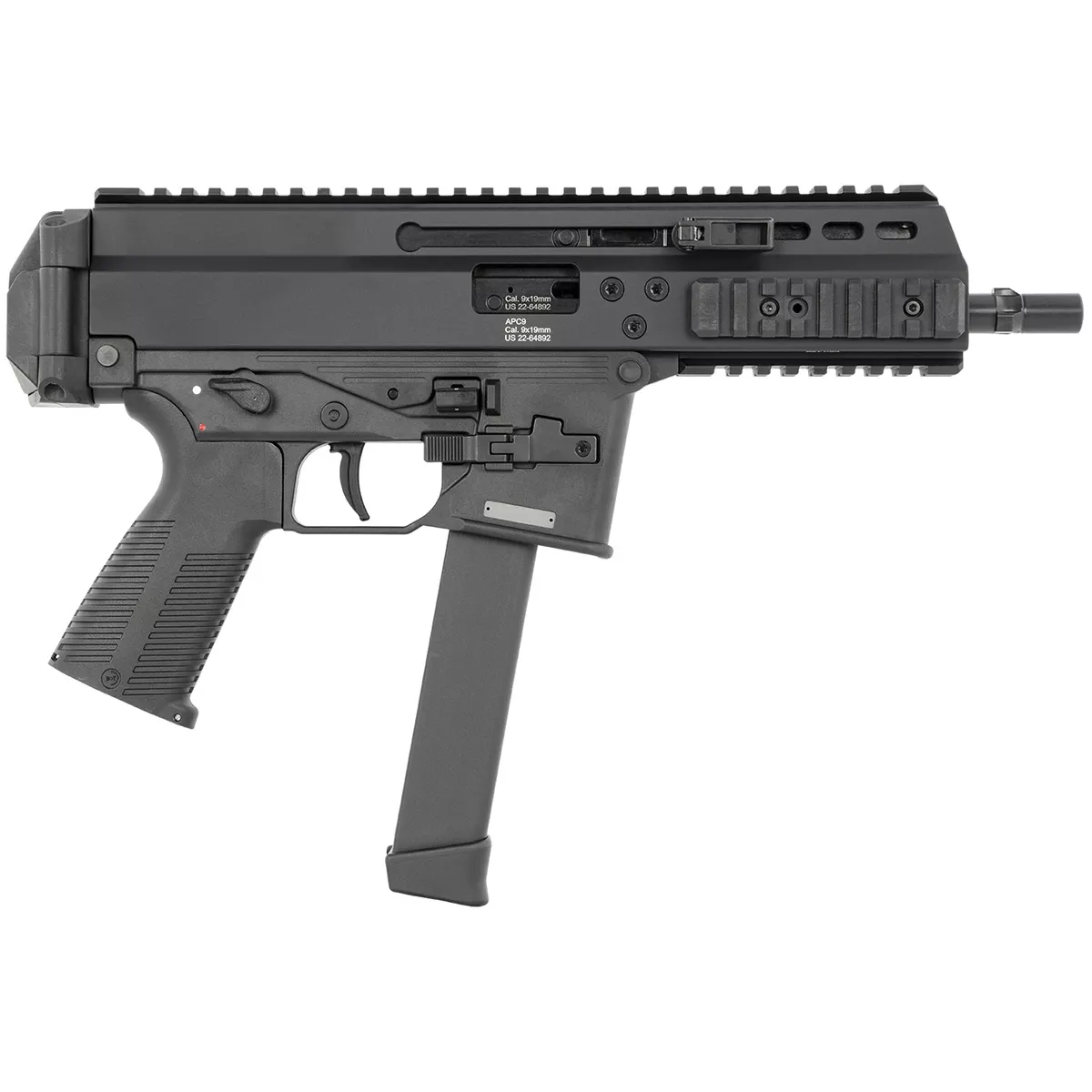 B&T Firearms APC Pro 9mm Luger 33+1 6.80"