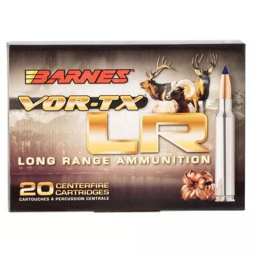 Barnes Bullets 29011 VOR-TX LR Rifle300 RUM 190 gr LRX Boat Tail 20 Bx/ 10 Cs