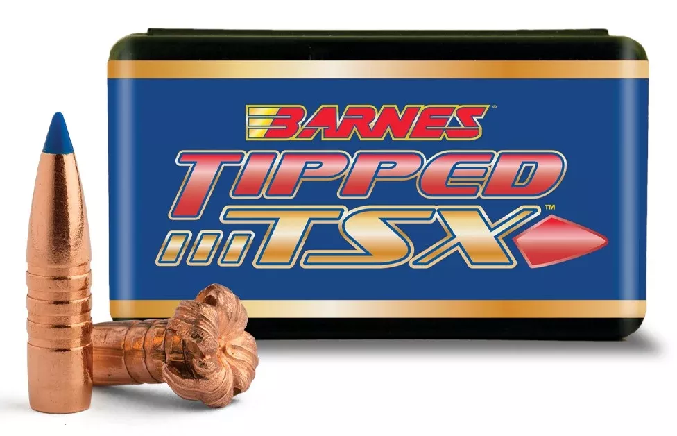 Barnes Bullets 30218 Tipped TSX25Cal 80gr Boat Tail 50/Box