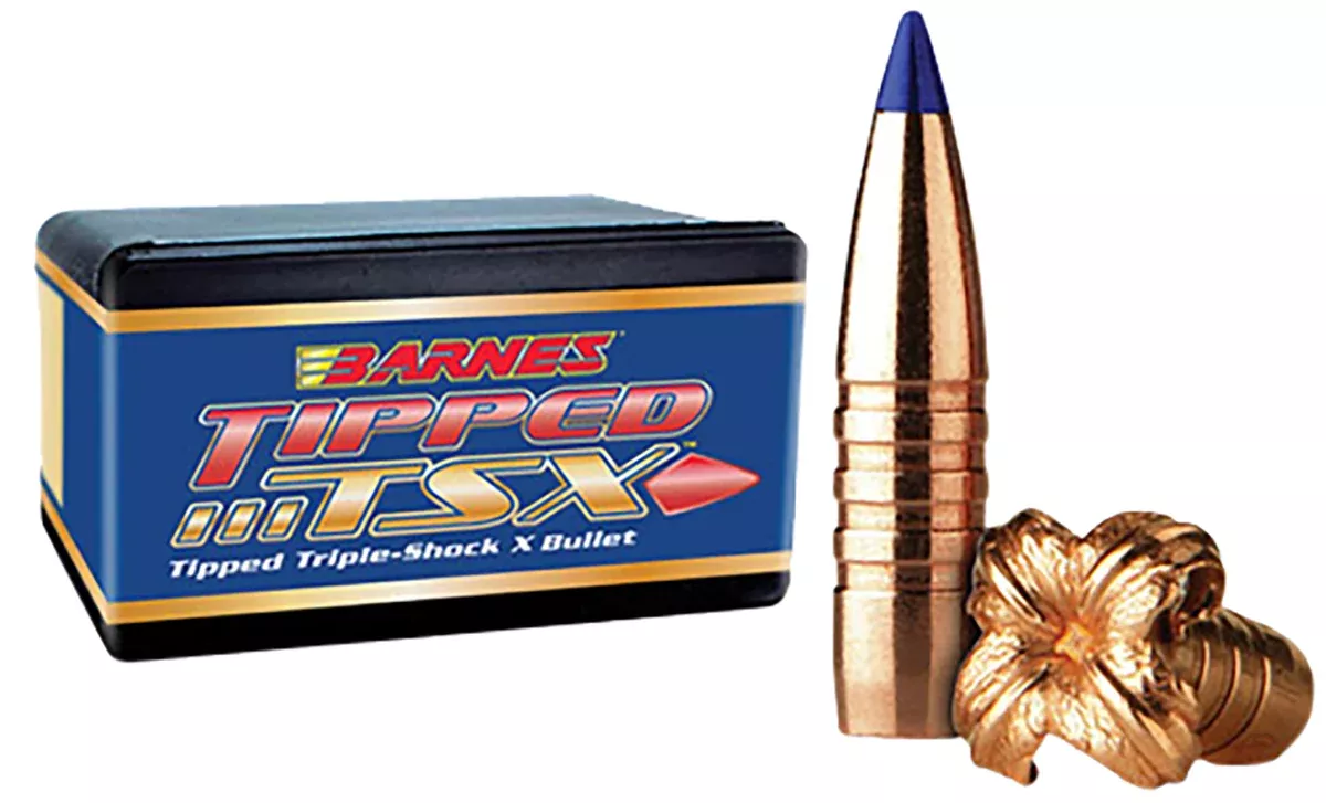 Barnes Bullets 30240 Tipped TSX6.5Creedmoor 100gr Boat Tail 50/Box