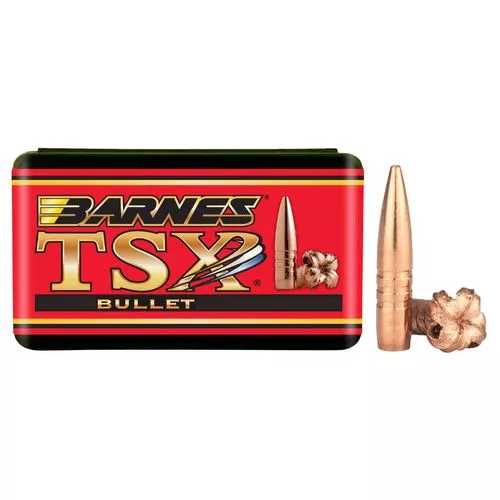 Barnes Bullets 30264 TSX270 Caliber .277 130 GR TSX Boat Tail 50 Box
