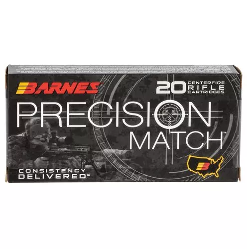 Barnes Bullets 30848 Precision Match5.56x45mm 85 gr OTM Boat Tail 20 Bx