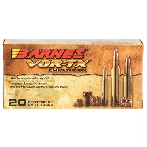 Barnes Bullets 31190 VOR-TX Rifle5.56x45mm 62 gr TSX Boat Tail 20 Bx