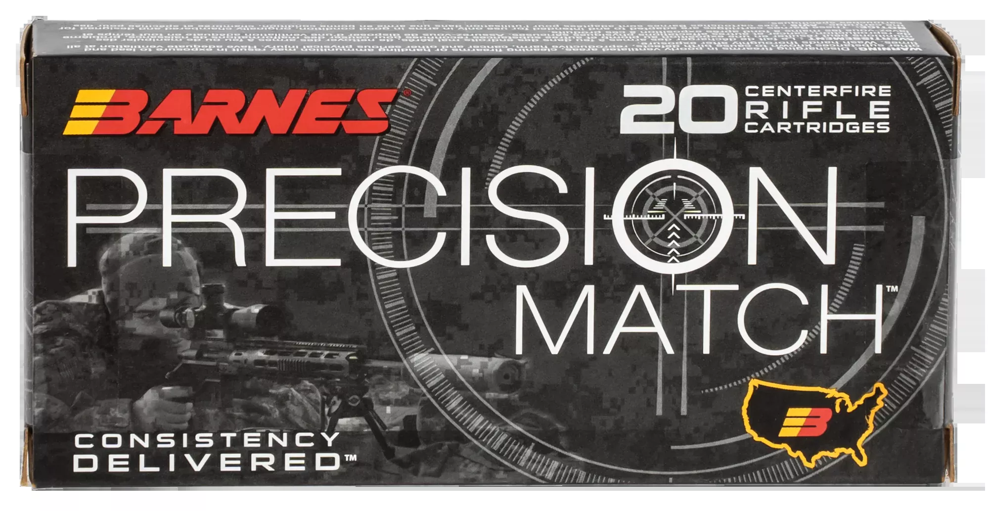 Barnes Bullets Precision Match 5.56x45mm NATO 85gr Open Tip Match Boat Tail 20 Rd - Box or Case