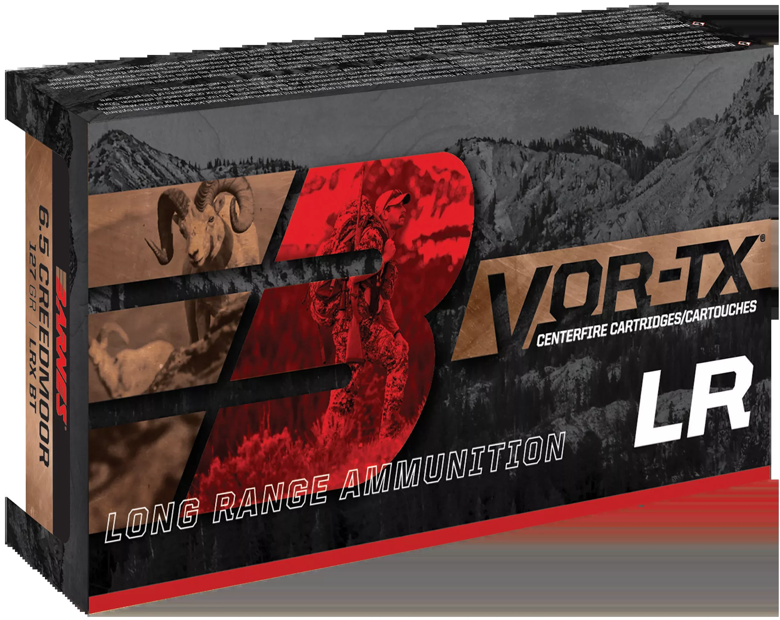 Barnes Bullets VOR-TX Long Range 270 Win 129gr LRX Boat Tail 20 Rd - Box or Case