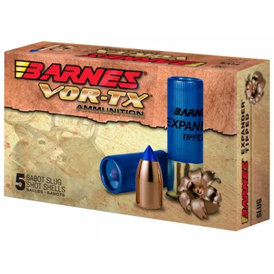 Barnes VOR-TX 12 Gauge 2.75" 438 Grain All-Copper Sabot Slug - 5rd Box - 20733