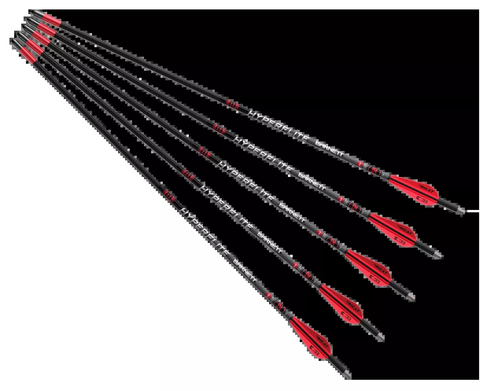 Barnett Outdoors Hyperflite 22" Crossbow Bolts 5pk Red/White
