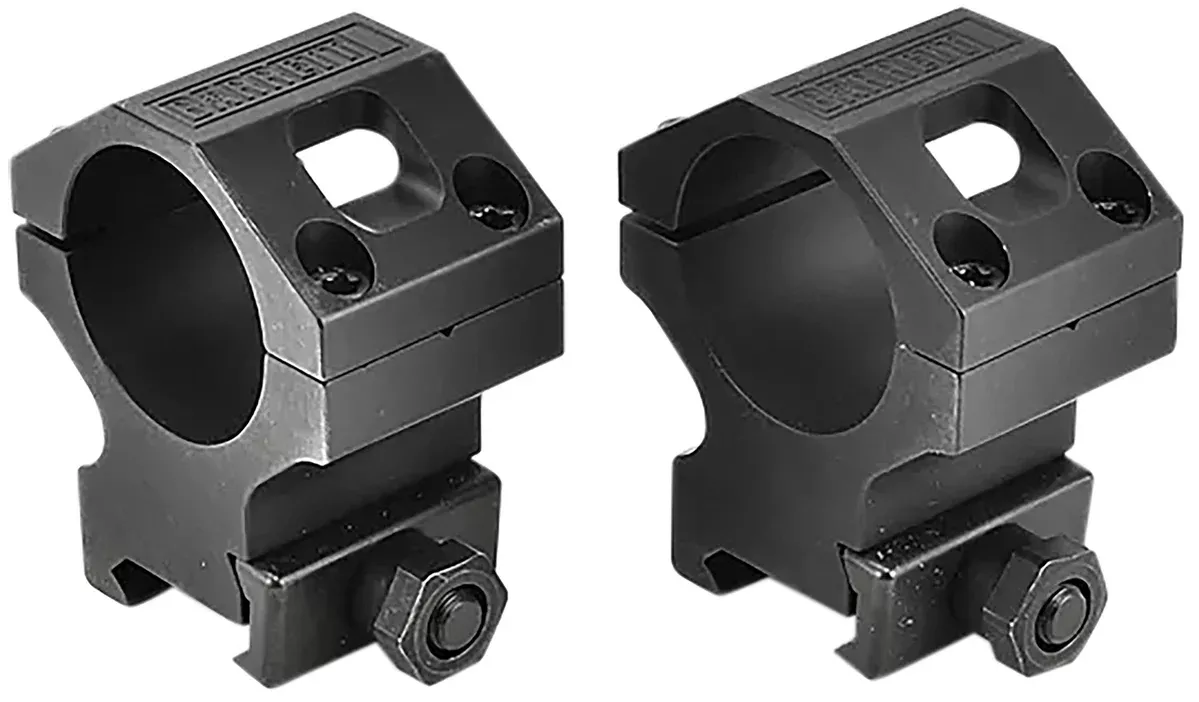Barrett 13323 ZERO-GAP RingsBlack Anodized 30mm High
