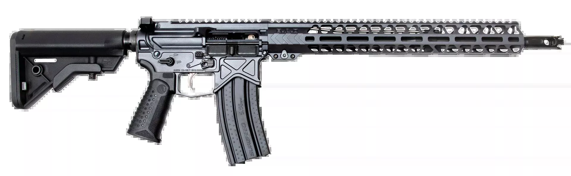 Battle Arms Development Authority Elite 223 Wylde 16" 30+1 Semi-Auto AR-15 Rifle - Gray Stock