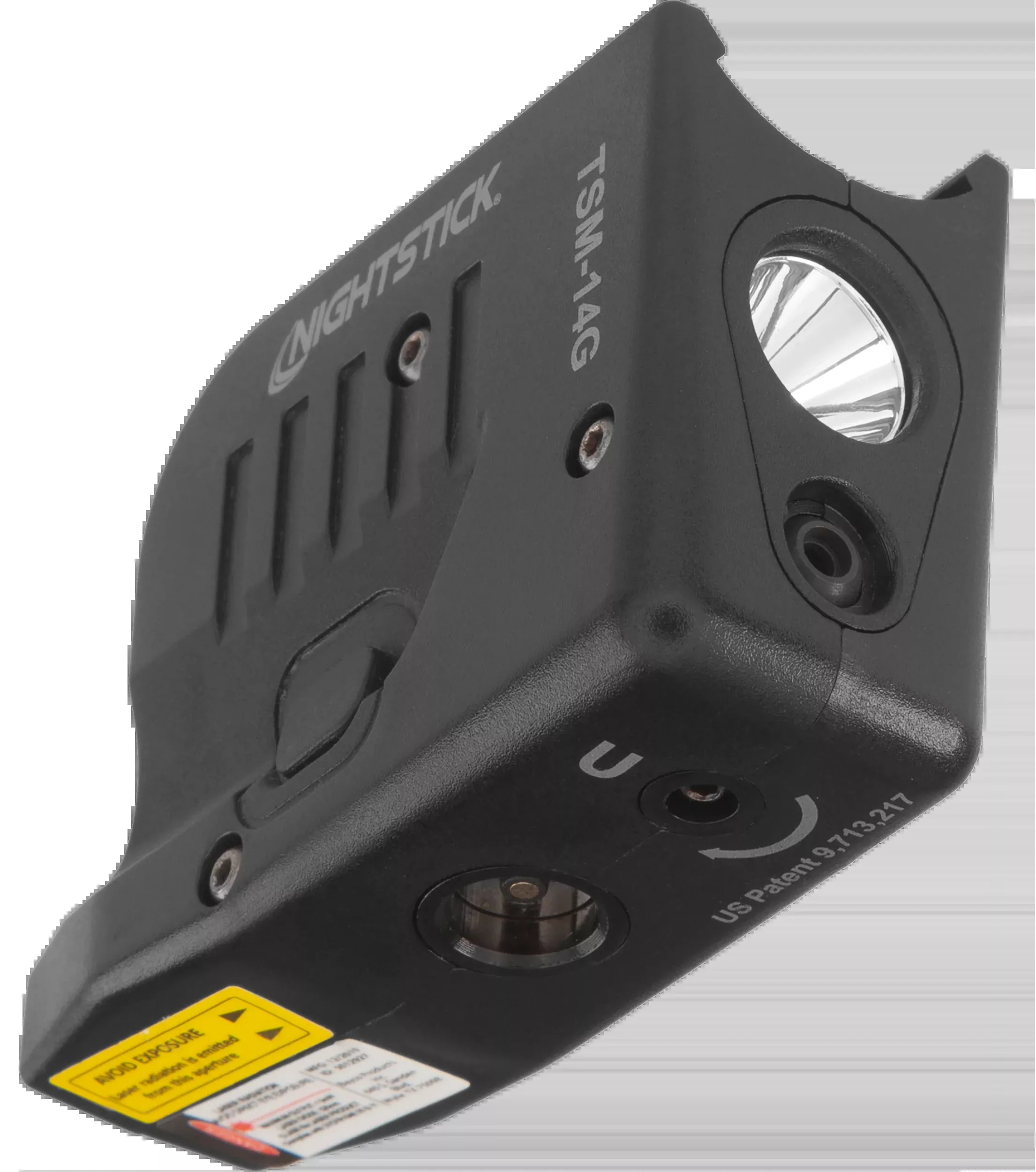 Bayco Nightstick TSM-14G Subcompact Weapon Light w/ Green Laser 150 Lumens LED Black - Glock 43X MOS/48 MOS