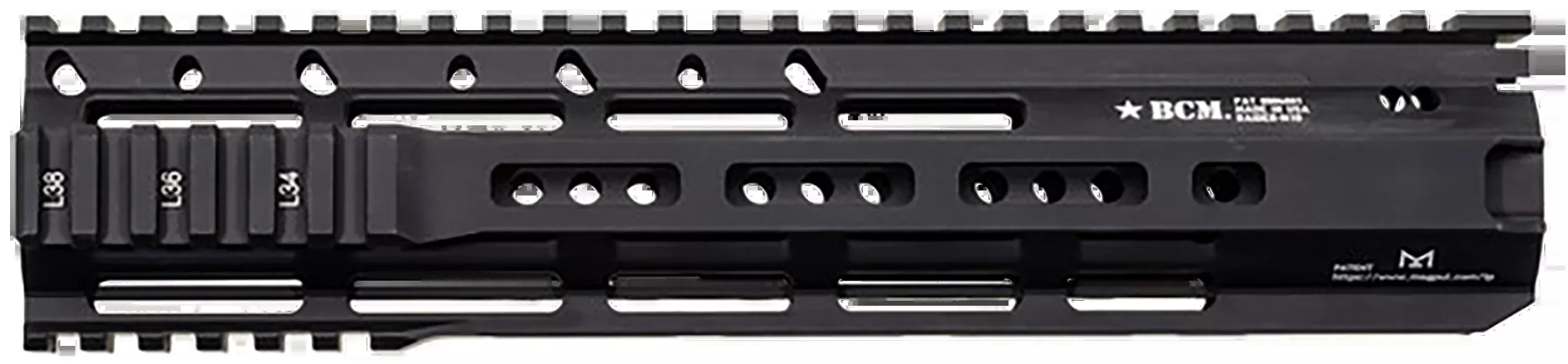 BCM RAIDER-M10 5.56 10" M-LOK Free-Float Handguard - Black Anodized