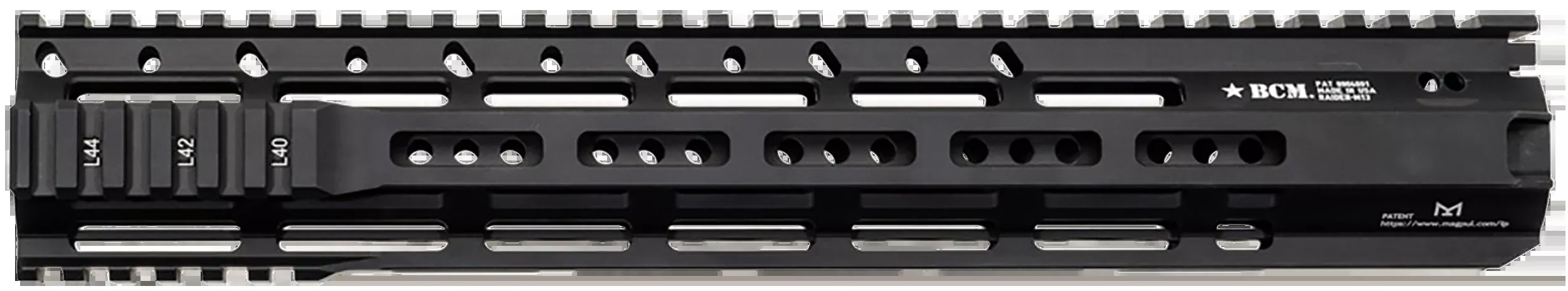 BCM RAIDER-M13 Rail 13" M-LOK Free-Float Handguard - Black Anodized Aluminum