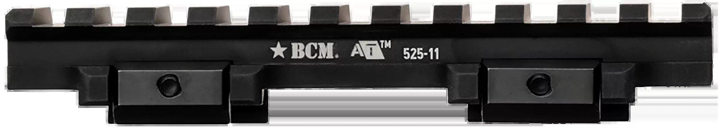 BCM A/T Optic Riser 525-11 4.5" 11-Slot Picatinny Mount - Black Anodized