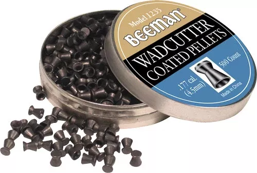 Beeman 1235 .177 Cal 8.26gr Wadcutter Lead Pellets - 500/Pack