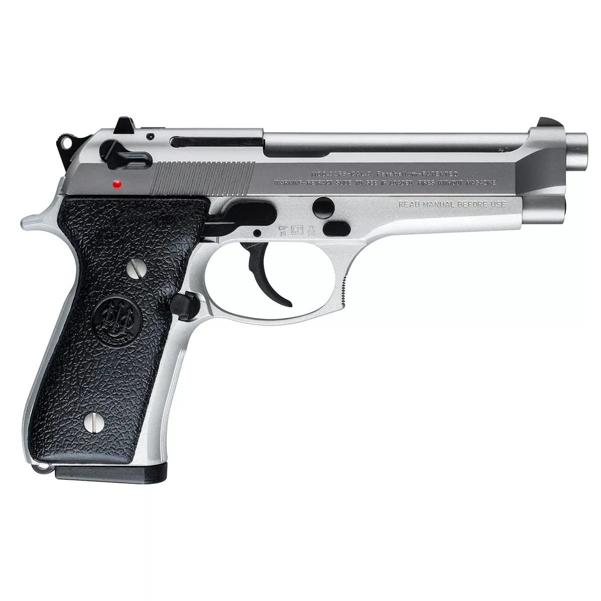 Beretta JS92F520M 92FS Inox Full Size 9mm Stainless Semi Automatic Pistol