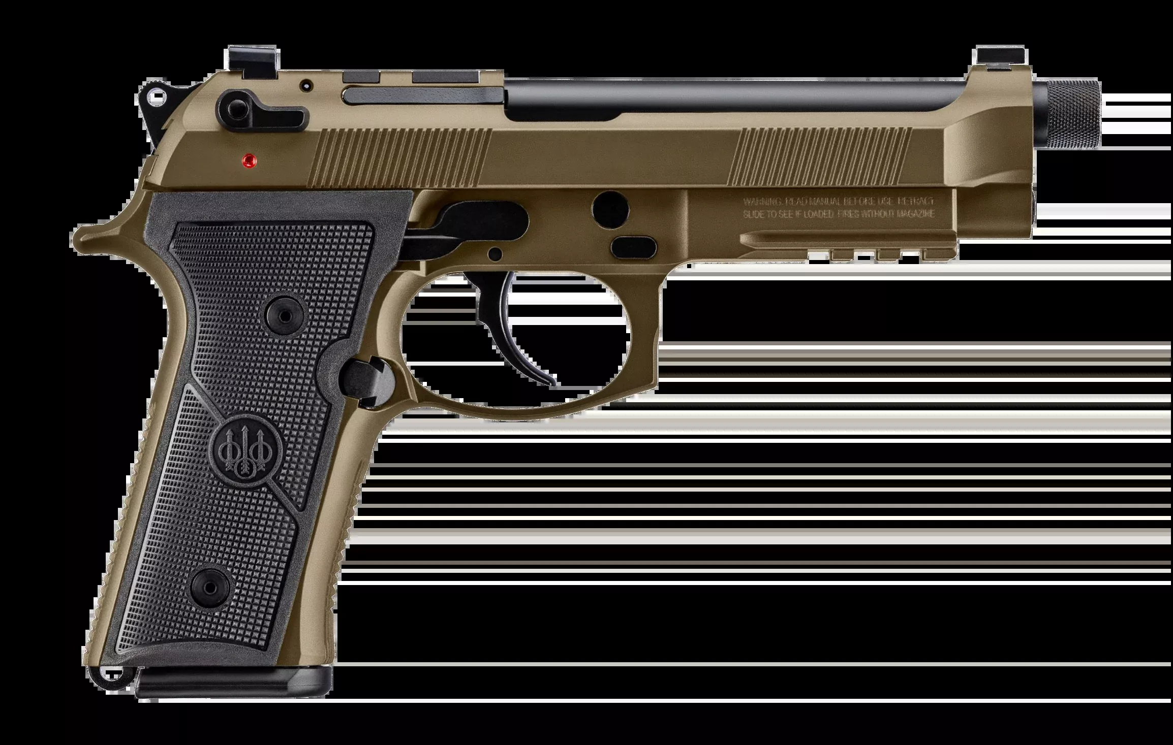 Beretta M9A4 Overlanding 9mm Luger 5.10" 10+1 DA/SA Pistol - Nomad Bronze Cerakote