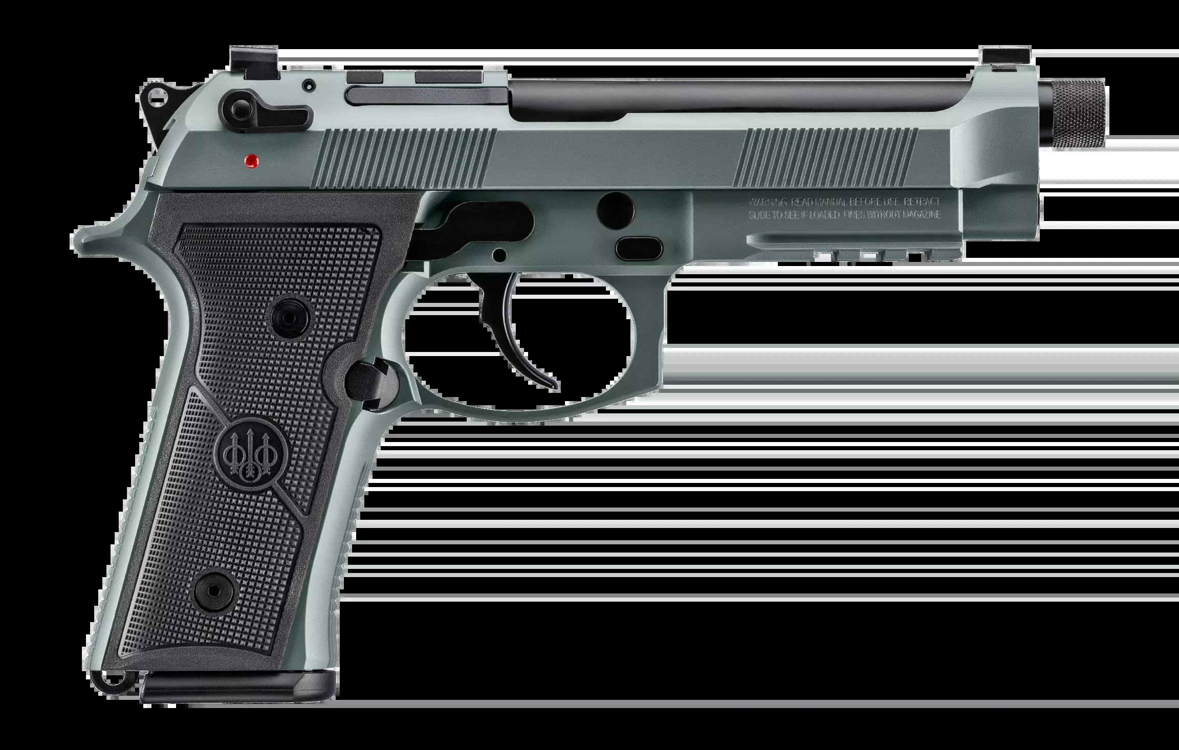 Beretta M9A4 Overlanding 9mm Luger 5.10" 18+1 DA/SA Pistol - Lunar Cerakote