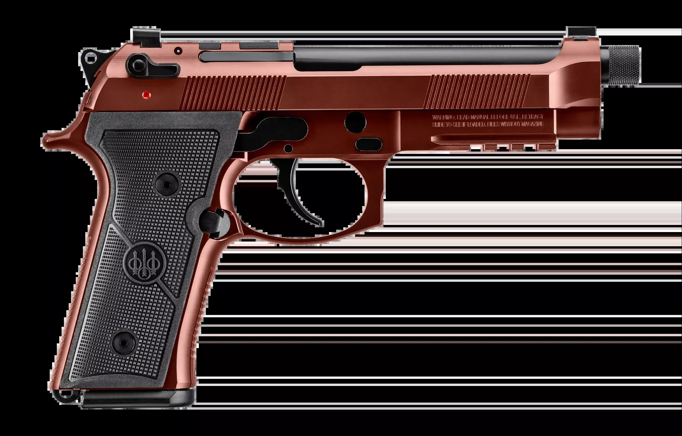 Beretta M9A4 Overlanding 9mm Luger 5.10" 18+1 DA/SA Semi-Auto Pistol - Clay Cerakote