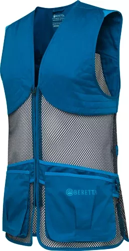 Beretta Men's Full Mesh Shooting Vest X-Large Blue Twilight