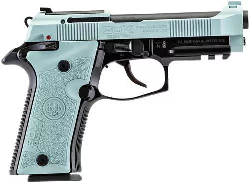 Beretta USA 80X Cheetah Tactical Micro-Compact Frame 380 ACP 10+1 4.40" Black Barrel, Blue Steel Optic Ready/Serrated Slide, Blue Aluminum Frame w/Beavertail & Picatinny Rail, Vertec Grip