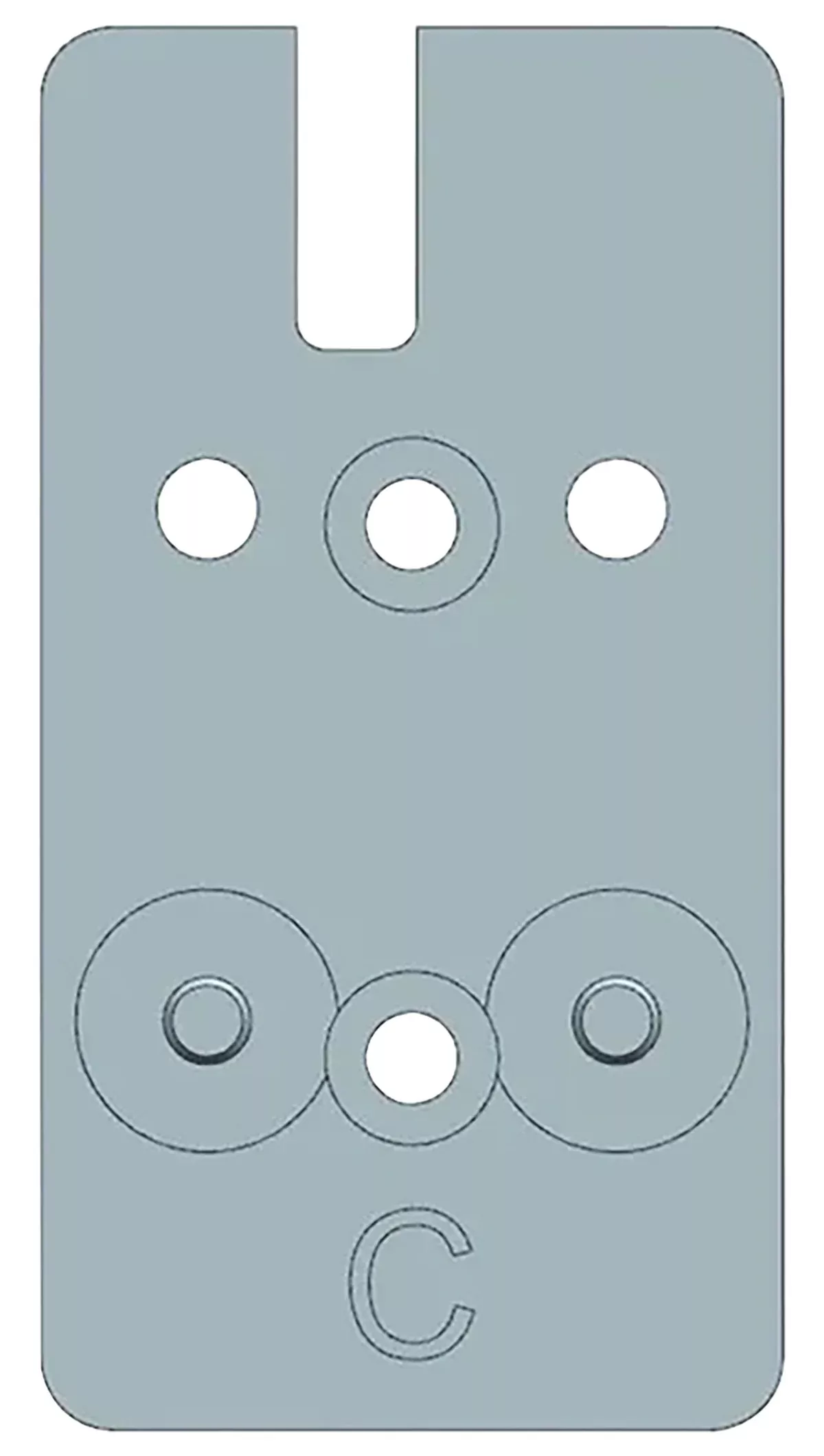 Beretta USA EUS03053 90/92Silver, Fits Beretta 90/92 RDO C-More Pattern Footprint Mount
