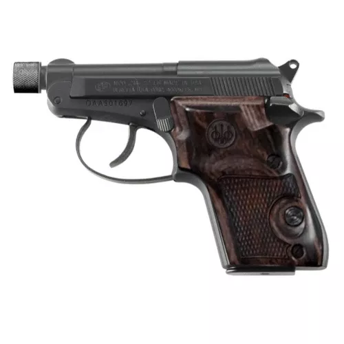 Beretta USA J212125 21A Bobcat Covert 22 LR 7+1, 2.90" Steel Threaded Tip-Up Barrel, Blued Serrated Slide, Black Anodized Aluminum Frame w/Beavertail