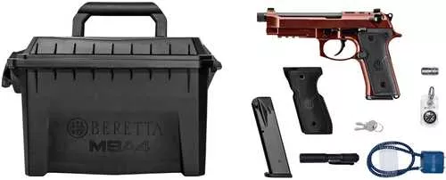 Beretta USA M9A4 Overlanding Full Size Frame 9mm Luger 10+1 5.10" Black Threaded Barrel, Lunar Cerakote Steel Optic Ready/Serrated Slide, Lunar Cerakote Aluminum Frame w/Beavertail & Picatinny Rail, Ambidextrous