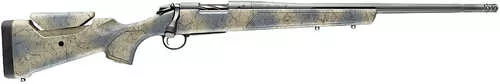 Bergara B-14 Wilderness Sierra Bolt Action Rifle .22-250 Remington 20" Barrel 4 Round Capacity Wilderness Camo With Black Webbing Stock Sniper Gray Cerakote Finish