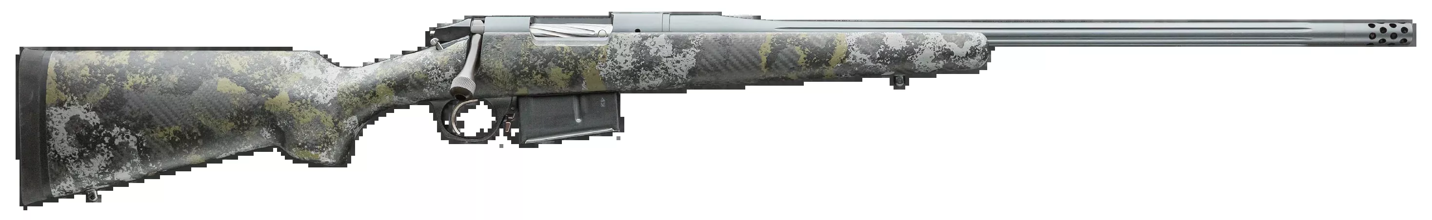 Bergara Rifles Premier Canyon 6.5 Creedmoor 20" 3+1 Bolt-Action Rifle - Sniper Gray Cerakote Fluted Barrel