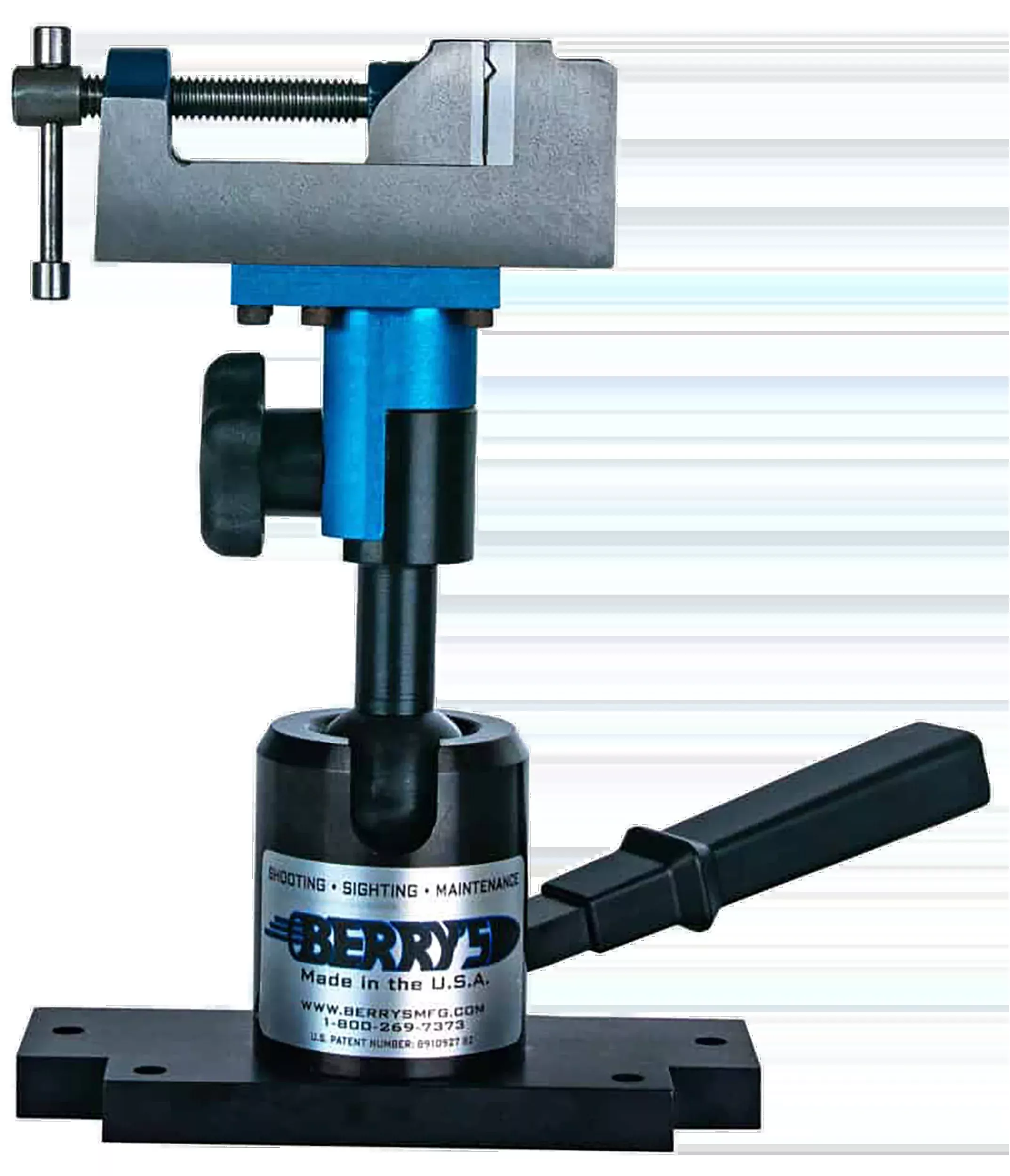 Berry's Machine Vise System 1.5" Jaw - Black/Blue