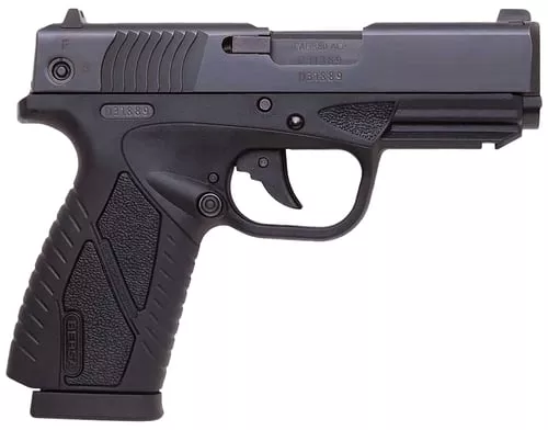 Bersa BP380MCC BPCC Concealed Carry Sub-Compact Frame 380 ACP 8+1, 3.30" Black Steel Barrel, Matte Black Serrated Steel Slide & Polymer Frame w/Picatinny Rail