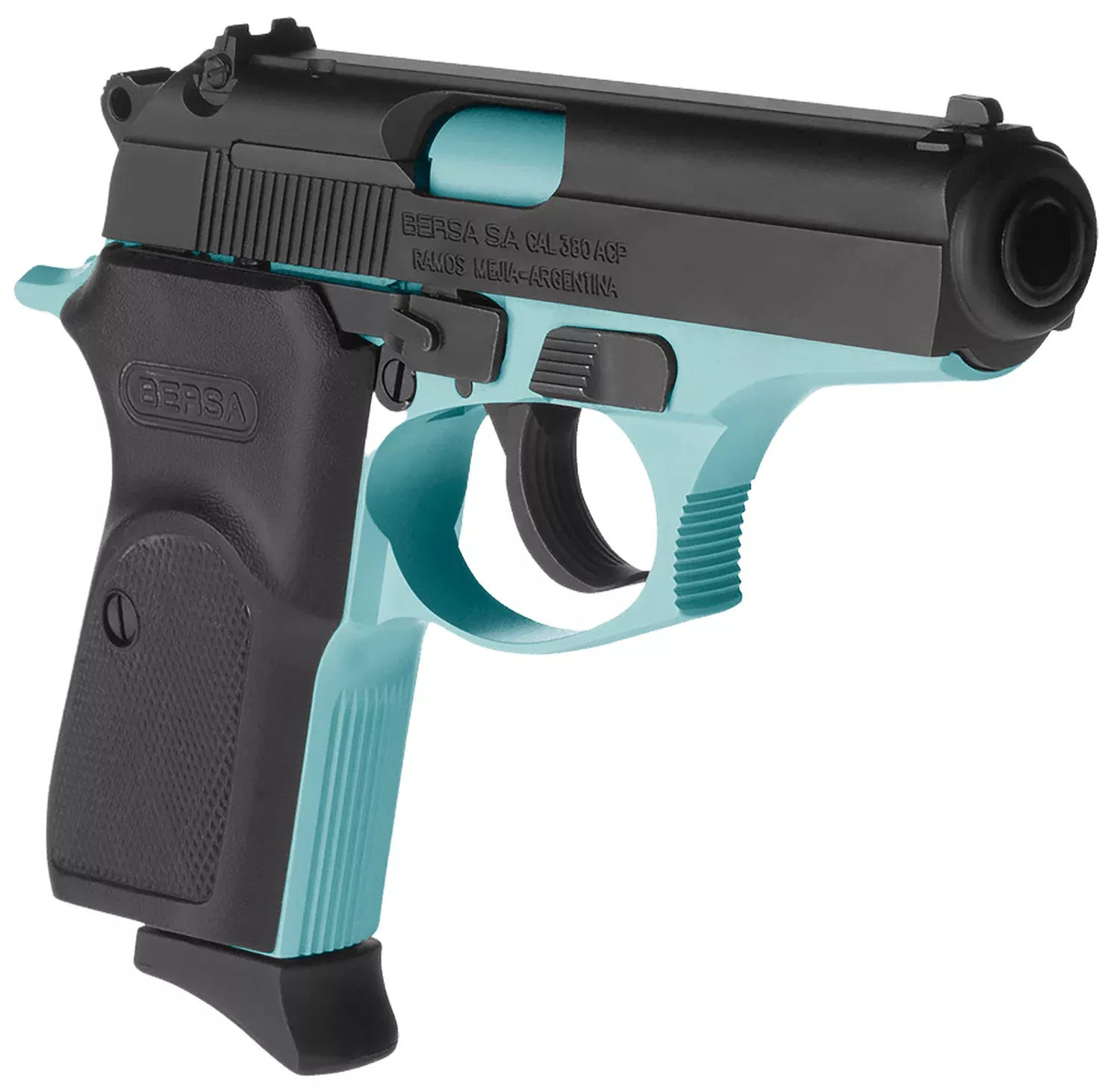 Bersa Thunder 380 .380 ACP 3.5" 8+1 Semi-Auto Pistol - Tiffany Blue/Matte